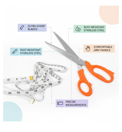 Tailor Scissors And Measuring Tape High Quality Scissor