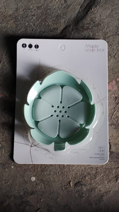 Plastic Flowers Soap Dish Bathroom Accessories Set Shower Gift ,Sabudani (1 Pc)