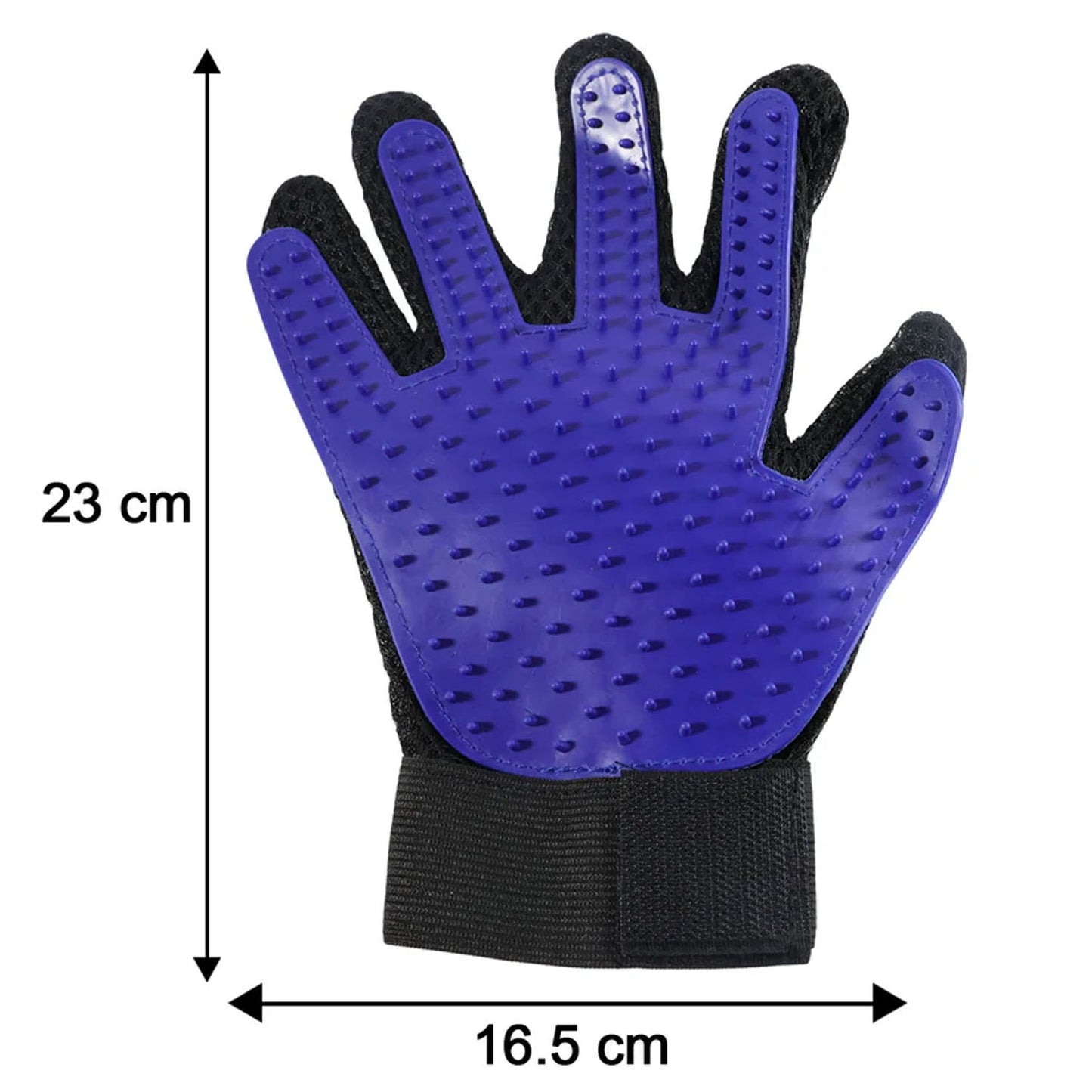 Hair shedding removal glove for pets