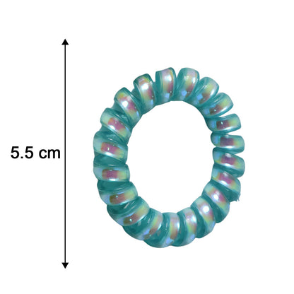 flexible coil hair scrunchies