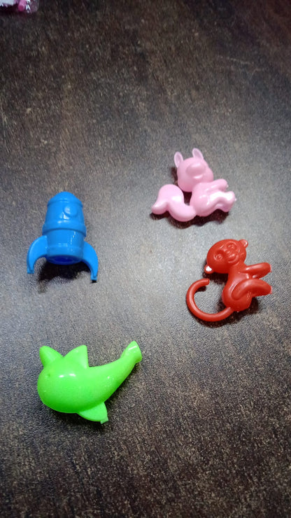 Mix Character, Monkey, Fish, Cat Pencil Top Promotional (1 Pc / Mix Colour & Design)