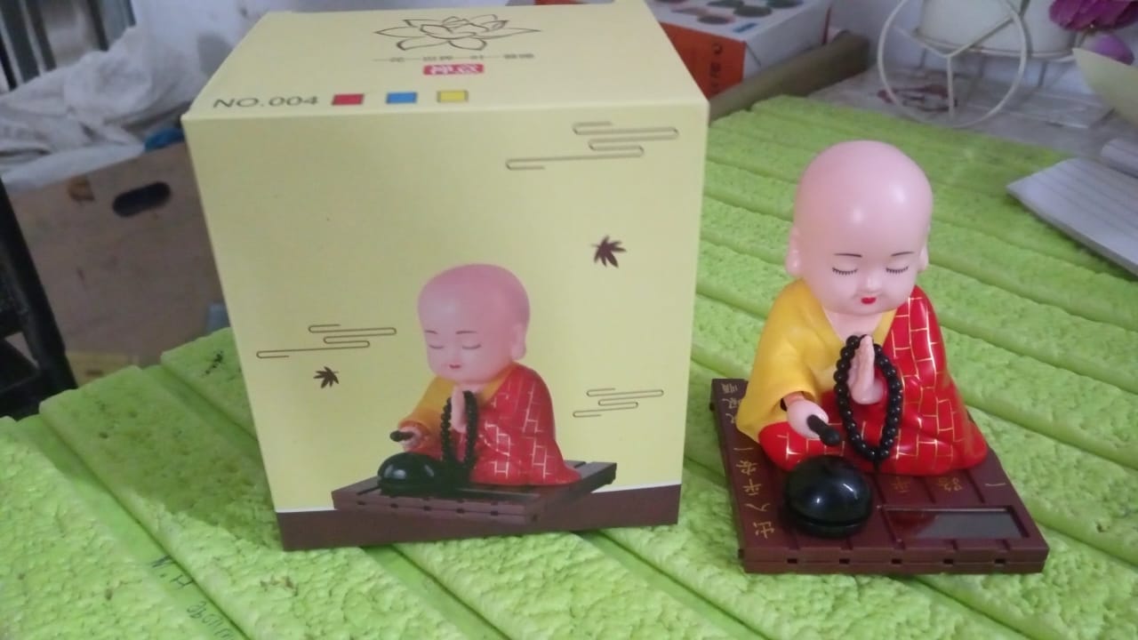 Solar Powered Moving Buddha