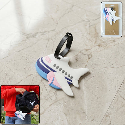 airplane shape luggage tag