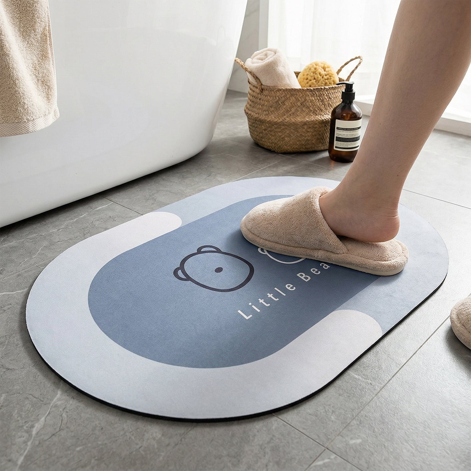  non slip bathroom rug for safety and comfort