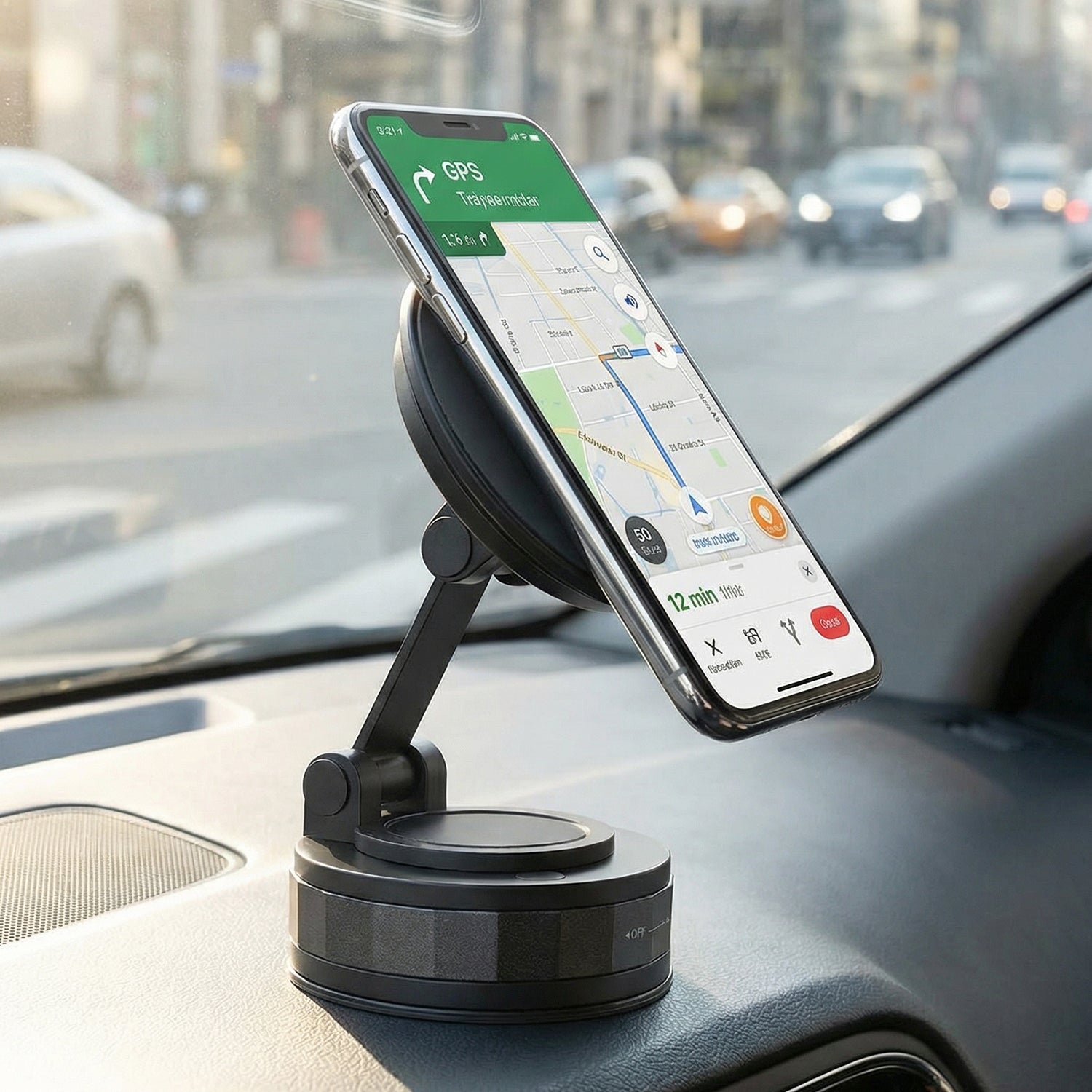 portable magnetic mobile stand for easy use