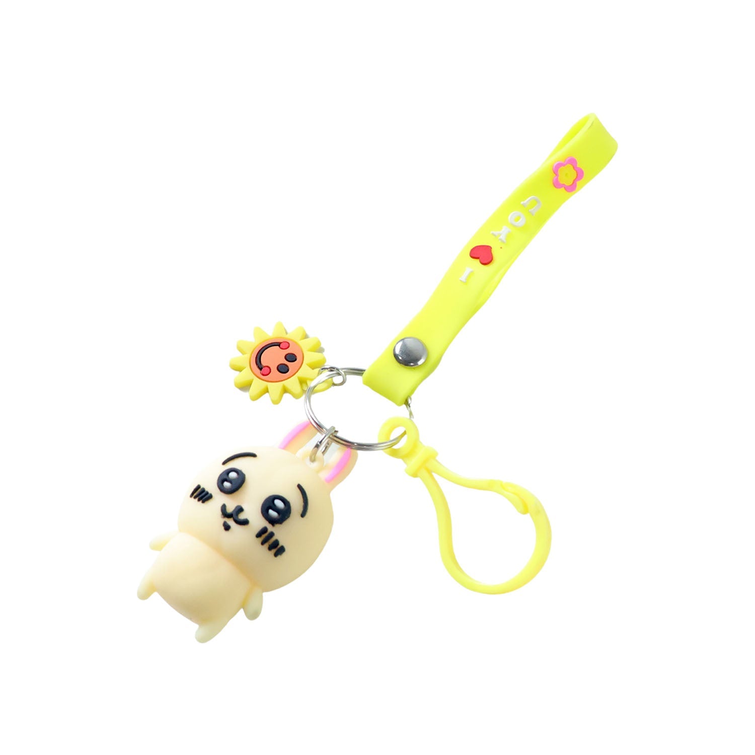 Trendy cartoon bunny key holder
