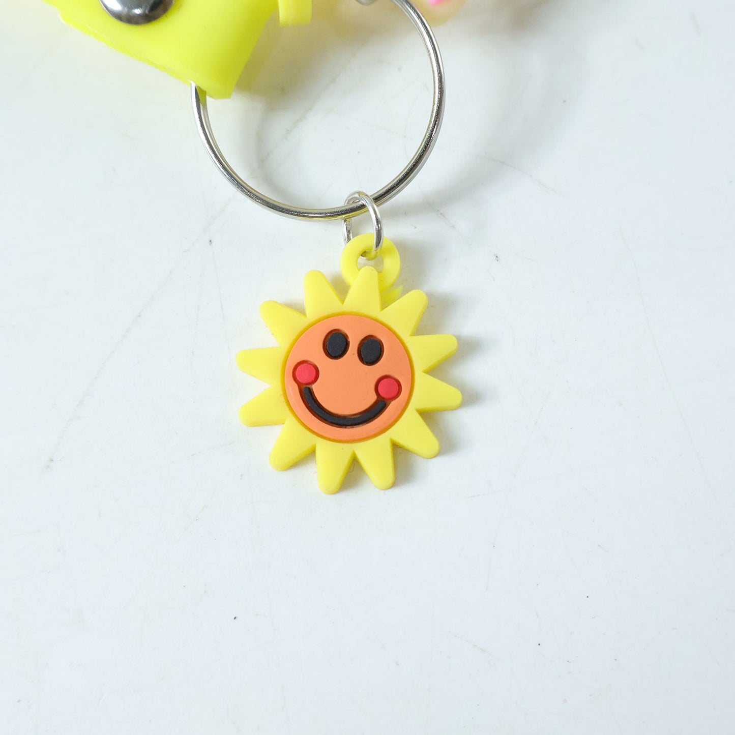 Kids bunny themed key ring
