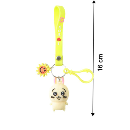 Colorful decorative strap keychain