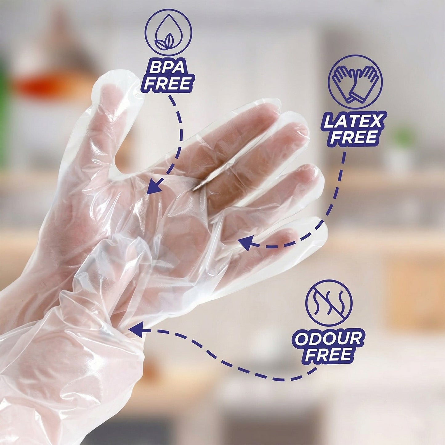 single use plastic gloves