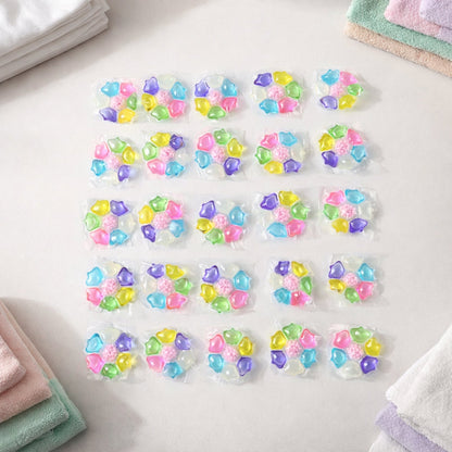 colorful detergent pods