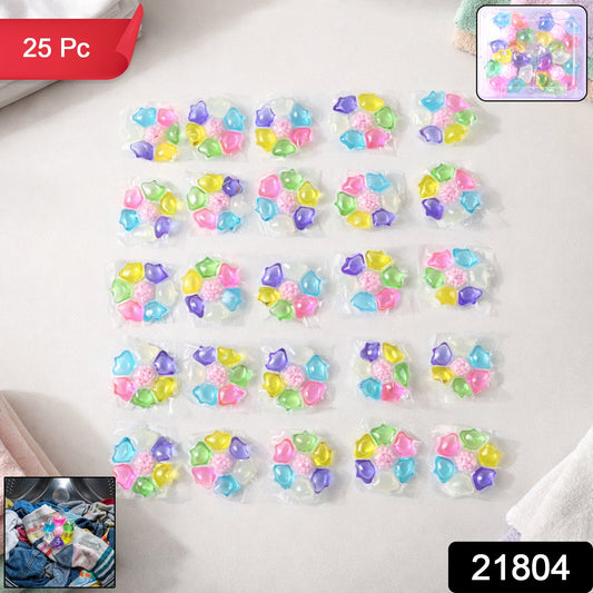 multicolor laundry capsules