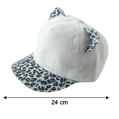 Stylish Cat Ear Designer Cap for Women & Girls (1 Pc)