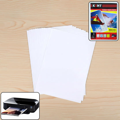 A4 Size High Glossy Photo Paper Sheets (A4 Size 20 Sheets)