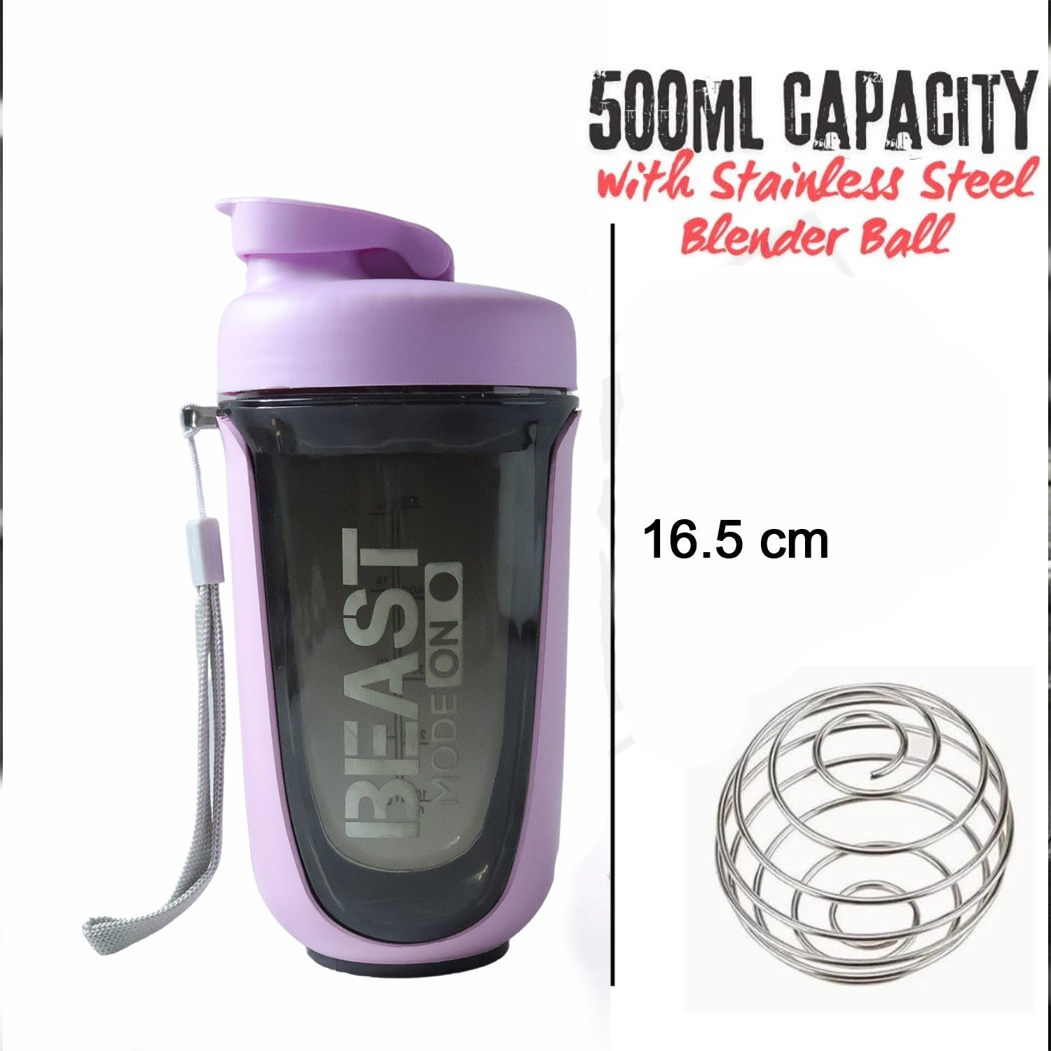 gym supplement shaker bottle
