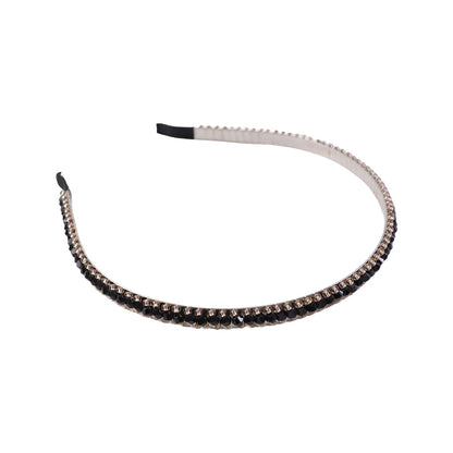 Decorative black metal headband