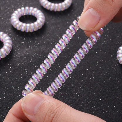 modern spiral scrunchie band