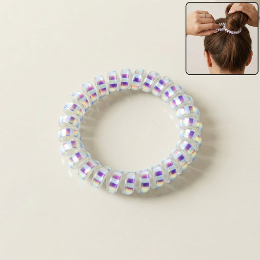 stylish coil hair scrunchie