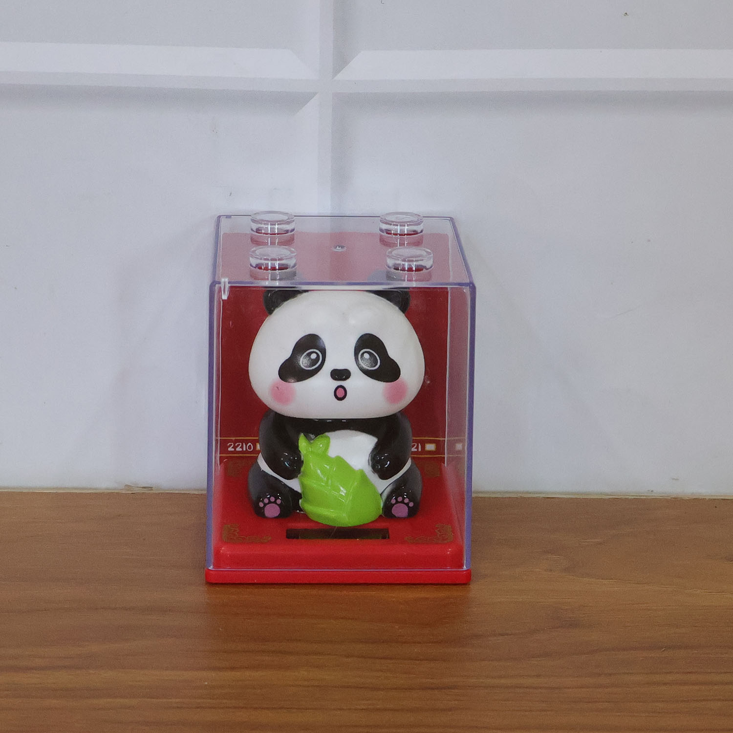Small animated panda ornament