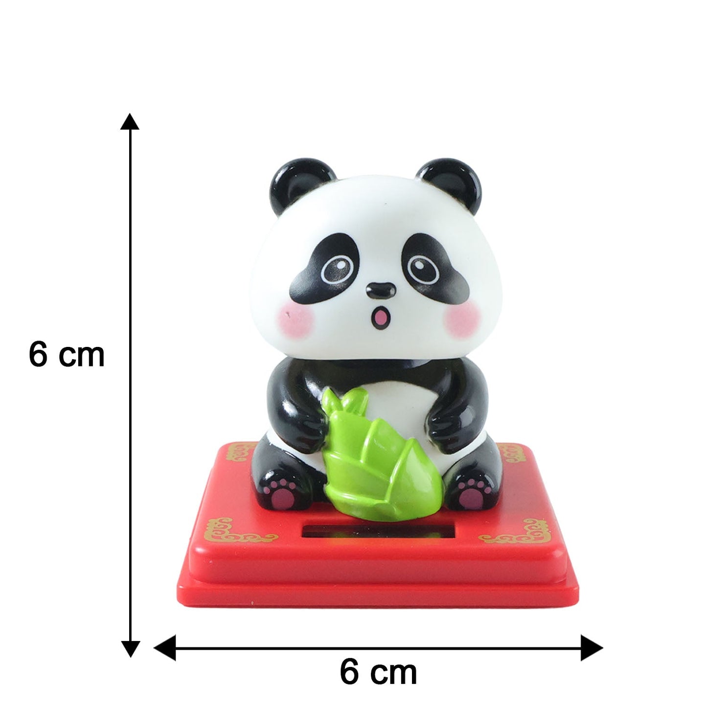 Decorative moving panda statue