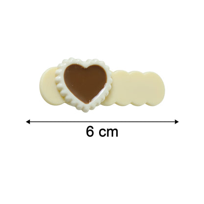 Trendy girls heart hair accessories