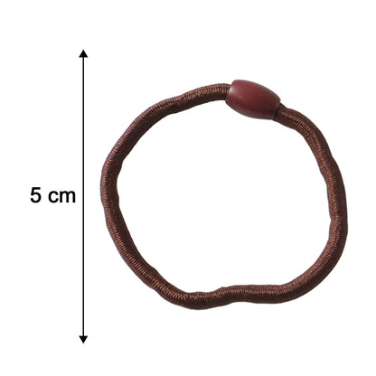 Soft Elastic Hair Rubber Bands Set (32 Pc Mix Color)