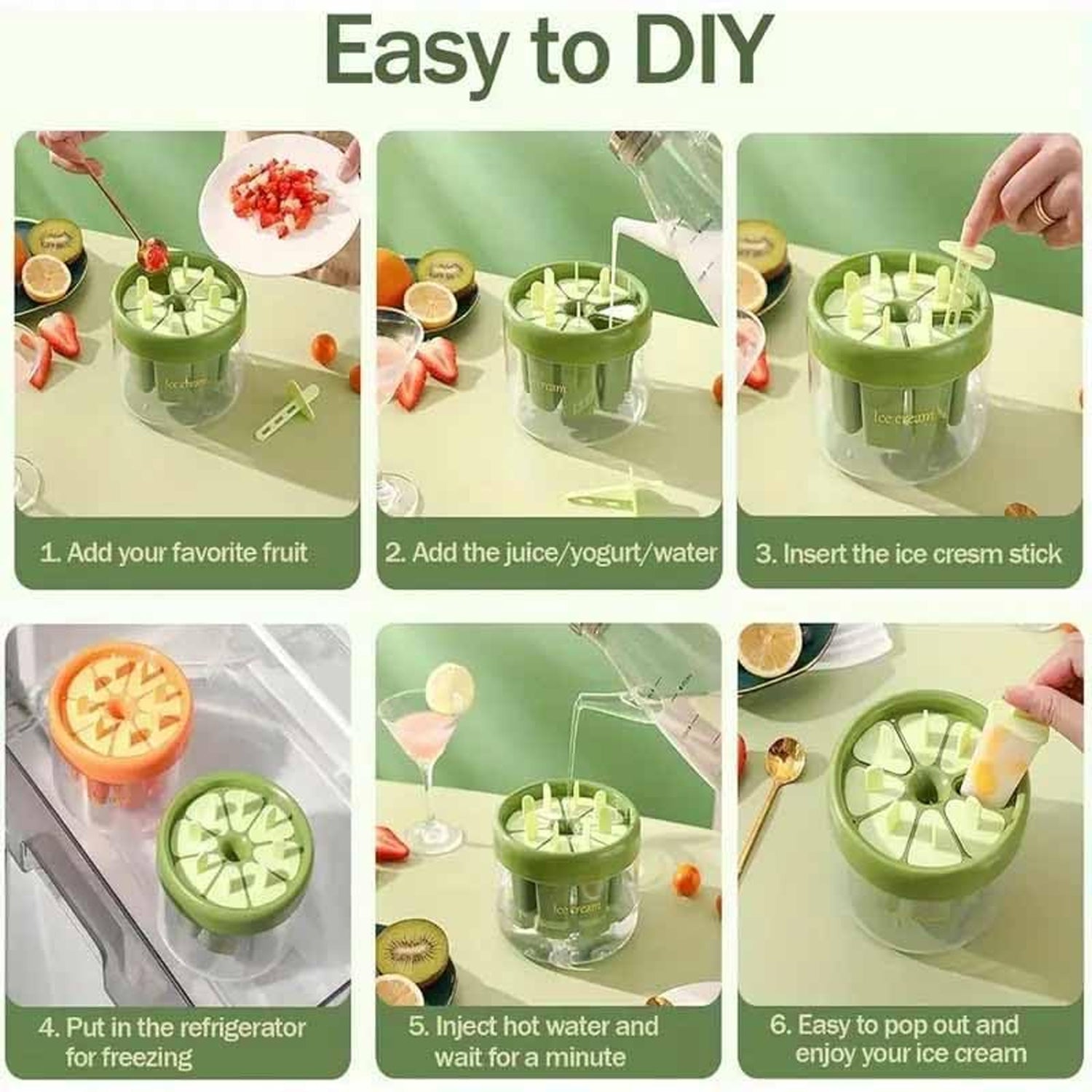 plastic popsicle maker molds
