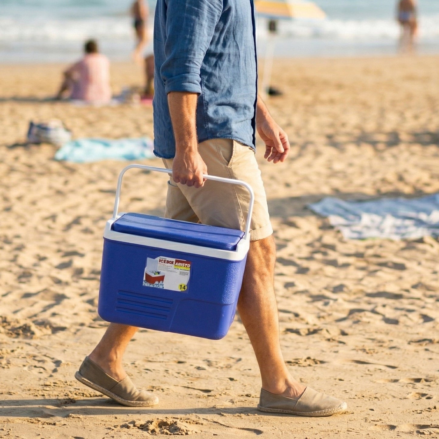 compact camping cooler box