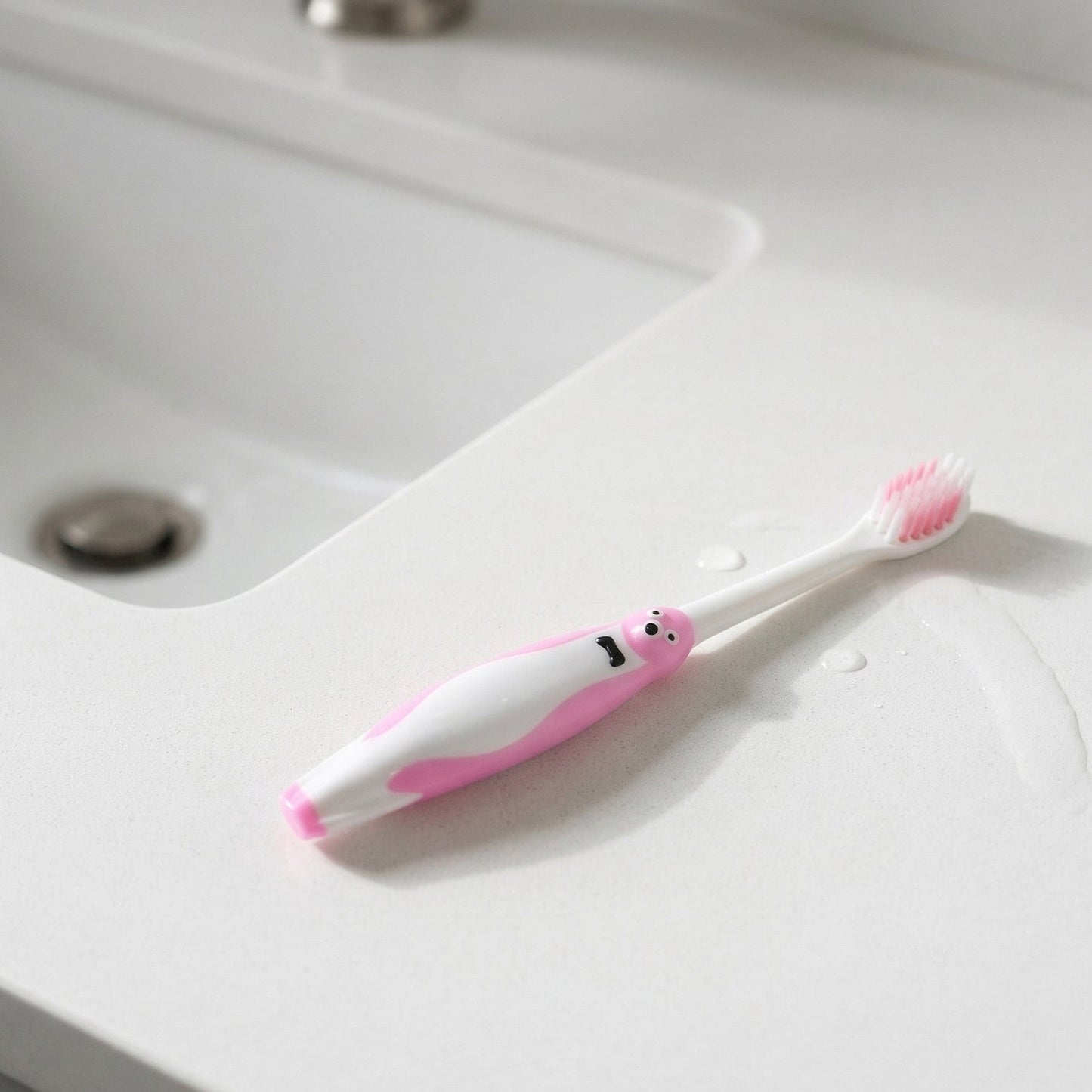 kids toothbrush with airplane toy
