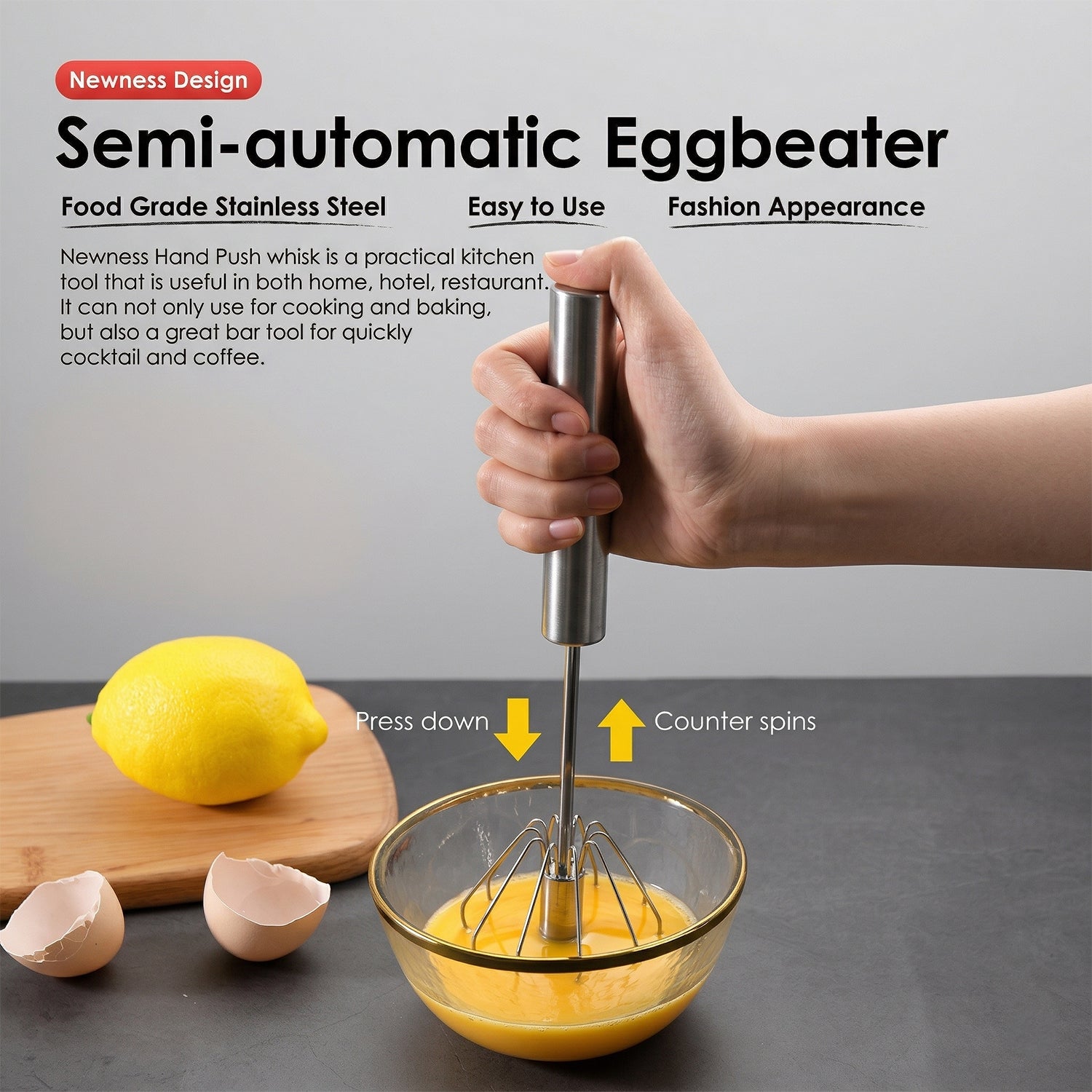 stainless steel kitchen whisk tool