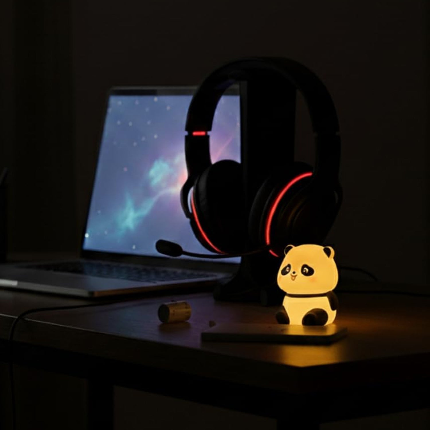 decorative panda night lamp