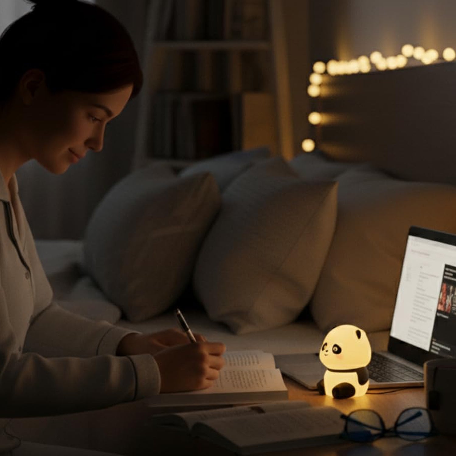 kids panda night lamp