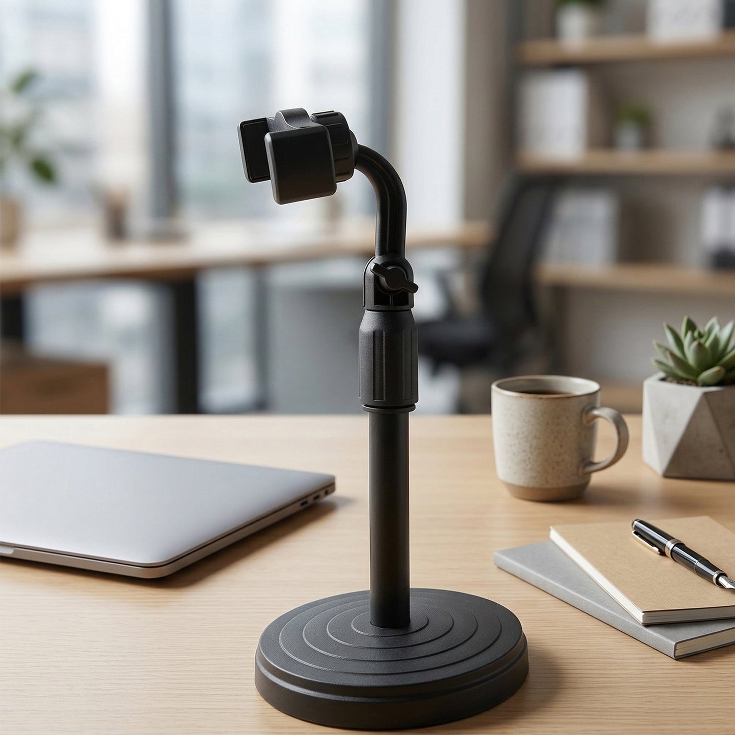 rotating smartphone stand desk