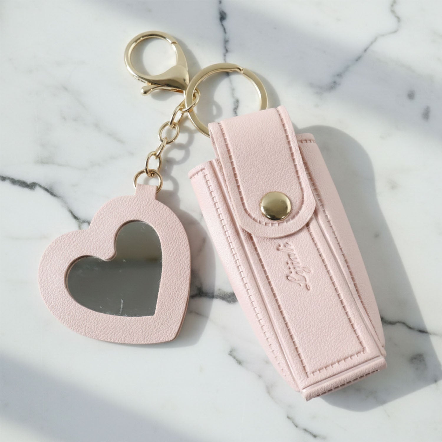 Stylish mini coin purse with keychain