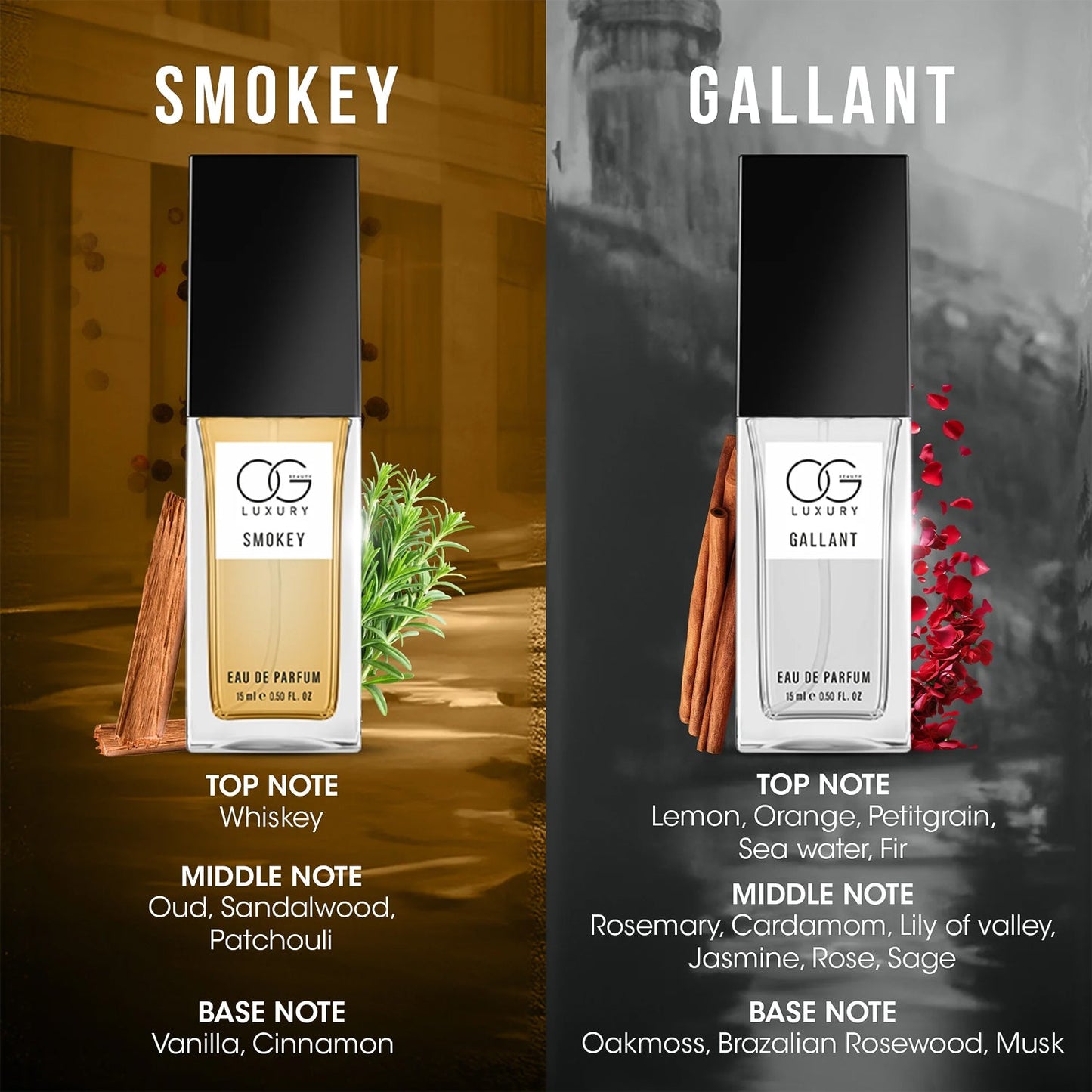 OG Luxury Perfume Gift Set Eau De Parfum Collection (15 ML / 4 Pc)