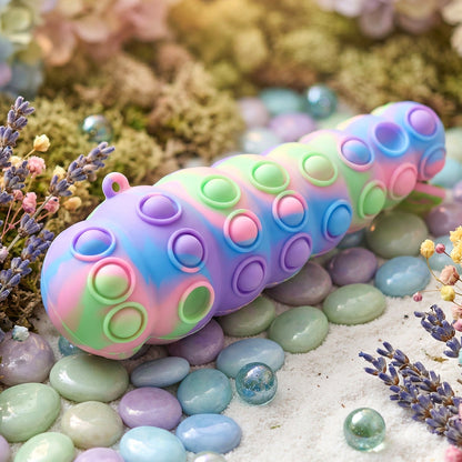 Rainbow Caterpillar Pop It Toy (1 Pc)