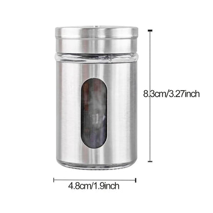 2 in 1 Stainless Steel Spice Jar