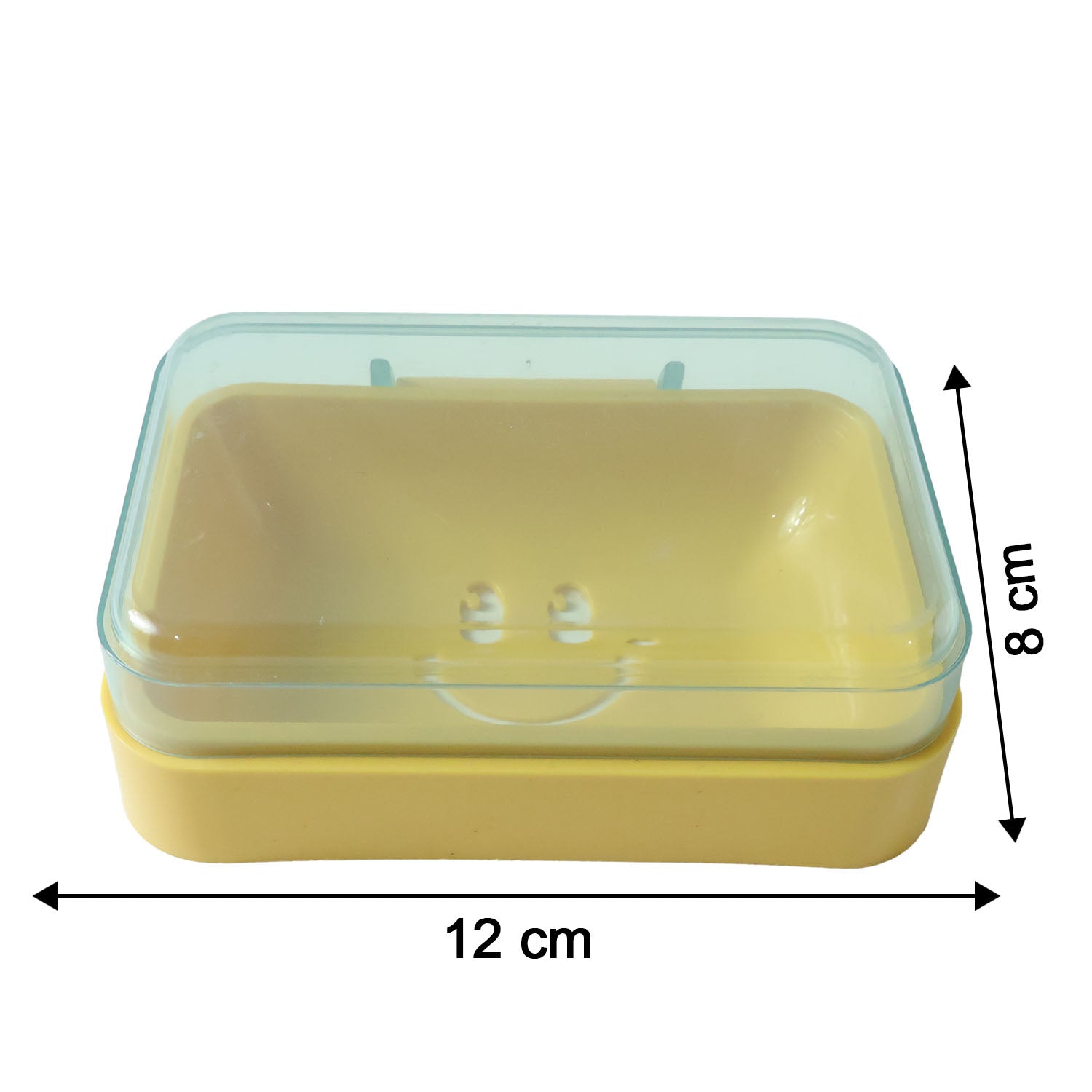 Bathroom soap container with lid