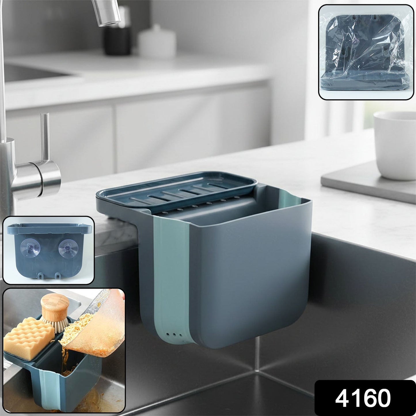 Plastic sink caddy organizer