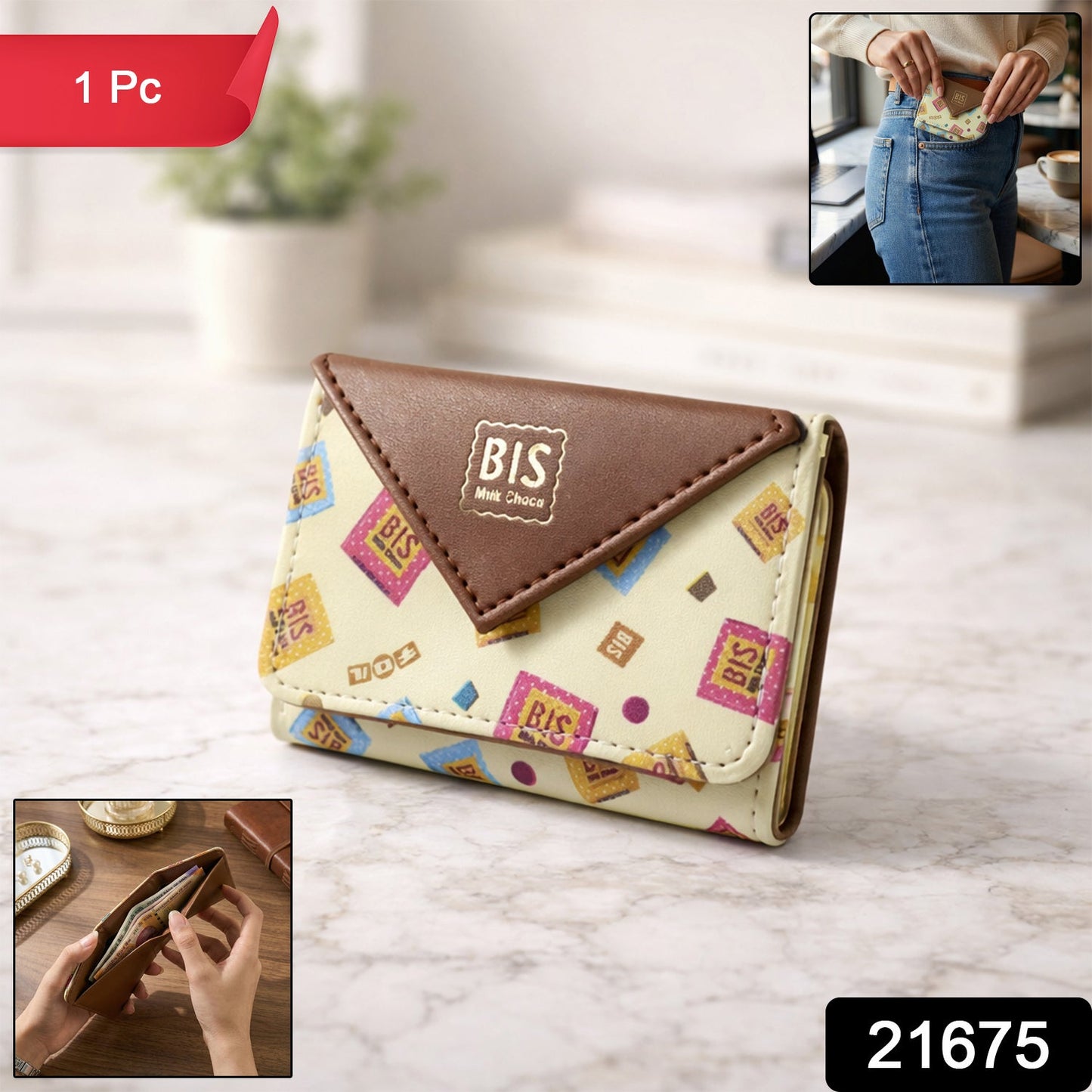 premium foldable wallet design