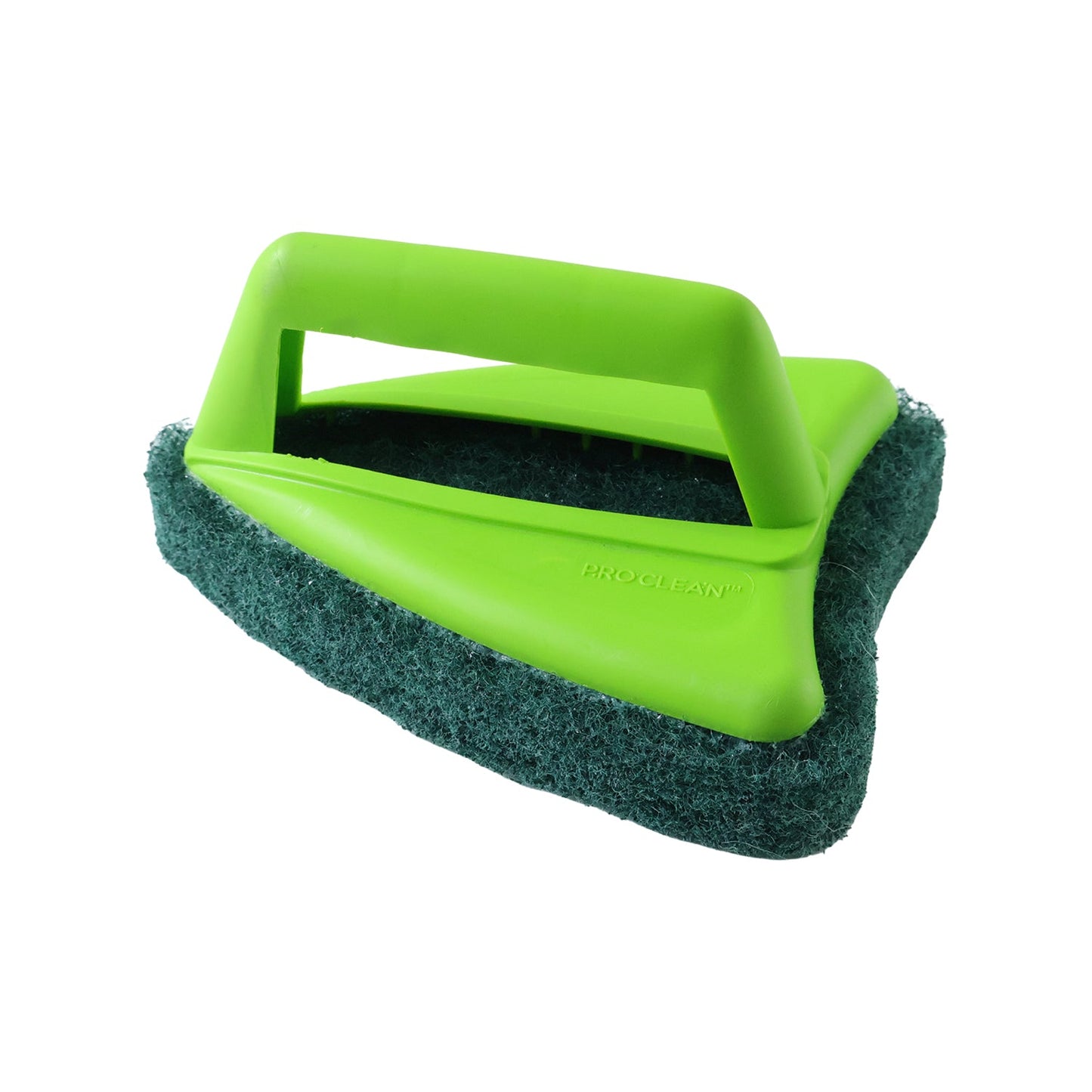Bathroom Brush with abrasive scrubber for superior tile cleaning
