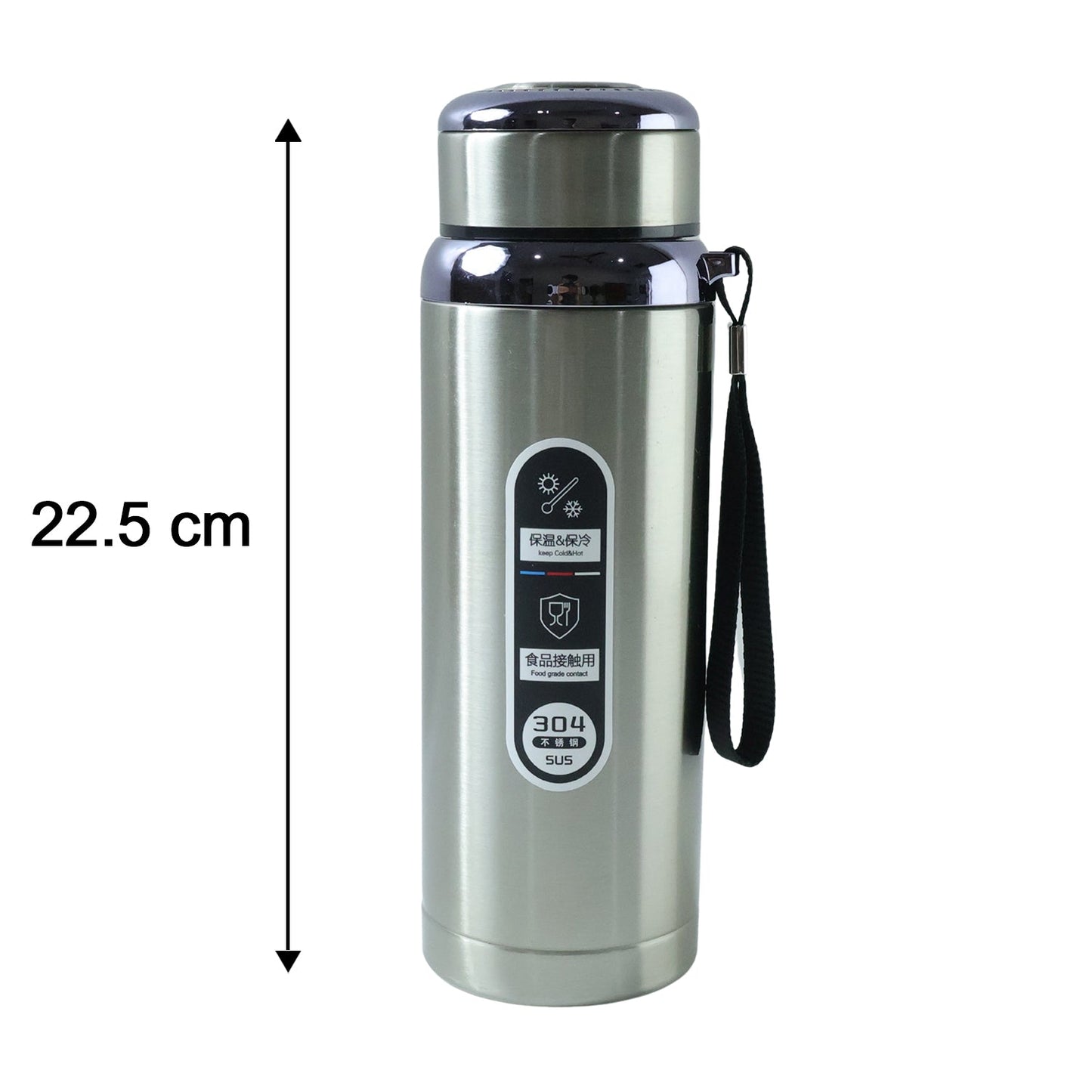 Premium Stainless Steel Vacuum Insulated Water Bottle (600 ML Approx)