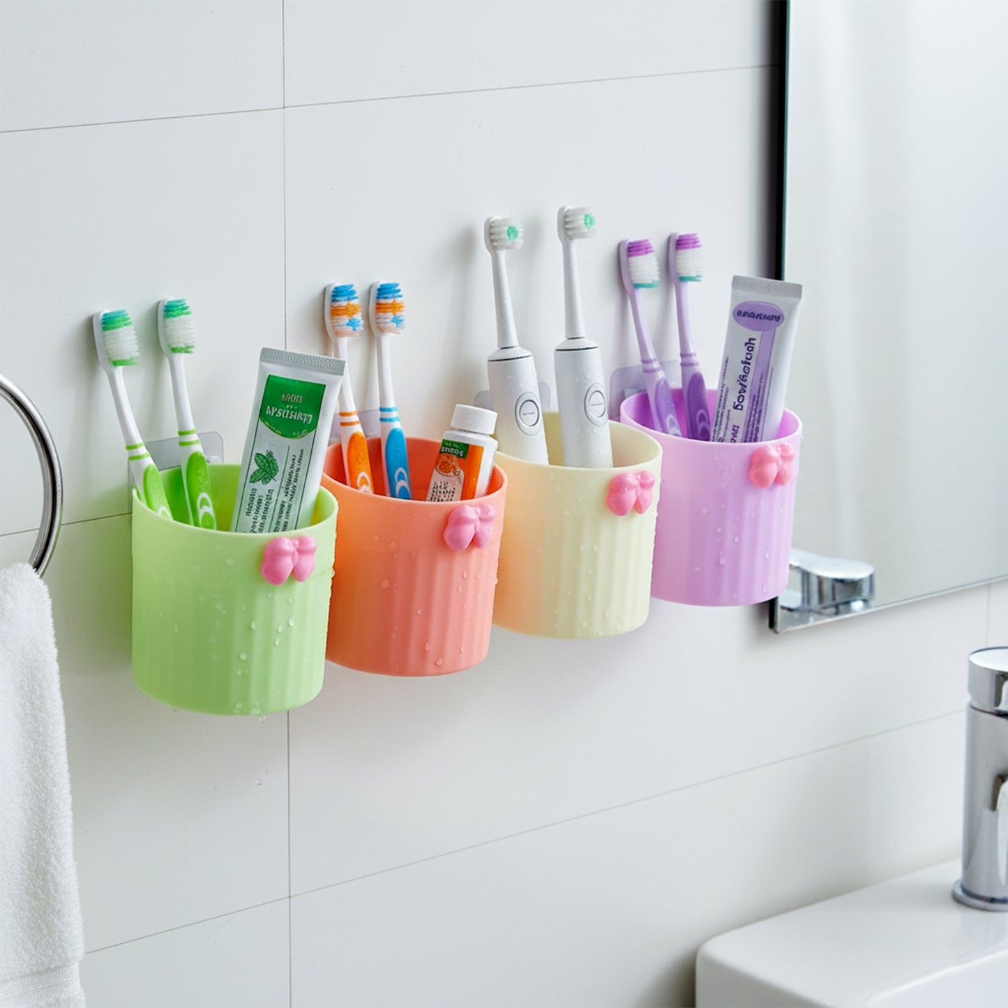 wall mount brush holder