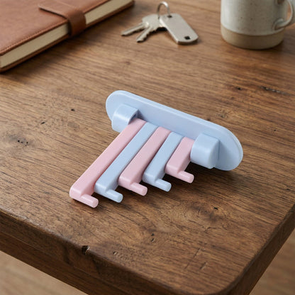 space saving towel rack wall