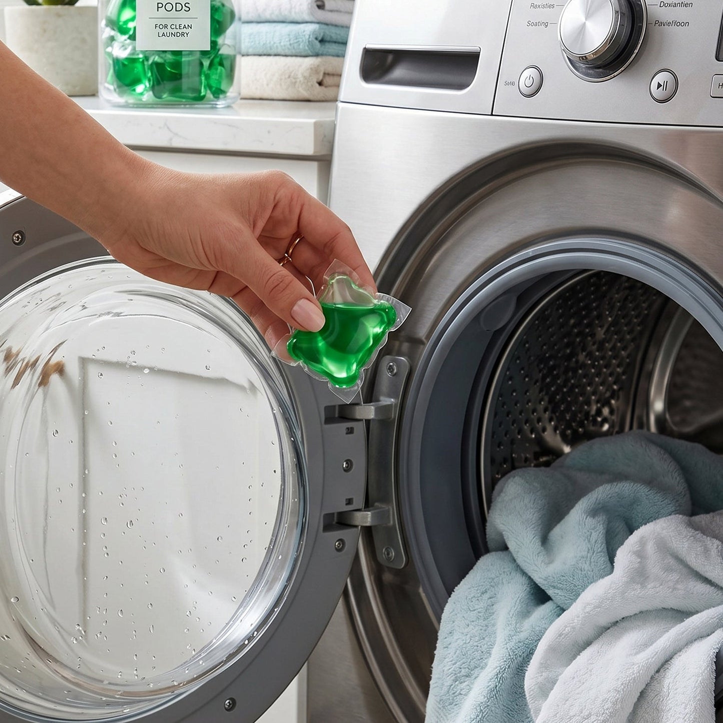 Washing Detergent Pods 25 Pc Plant-Based Laundry Pods