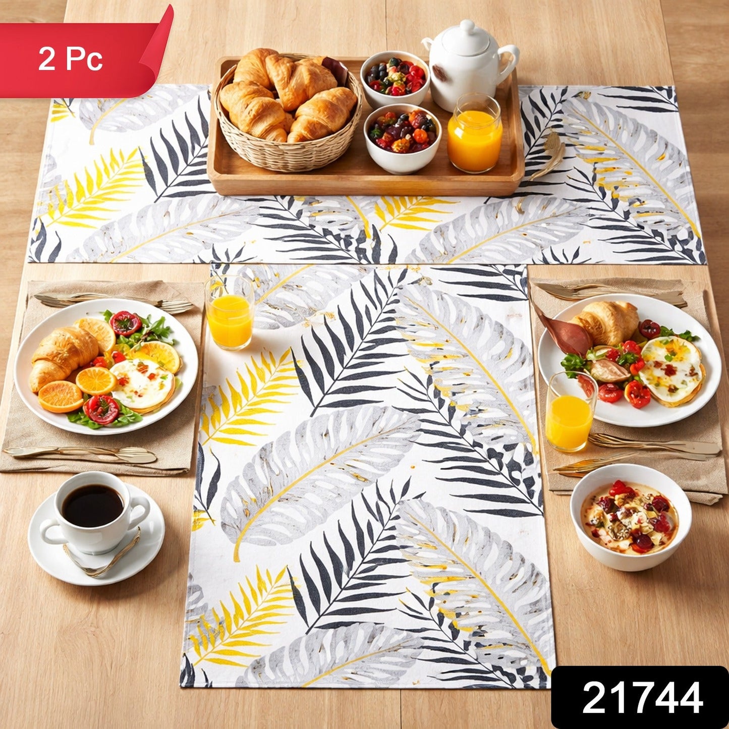 Double sided table mat for dining