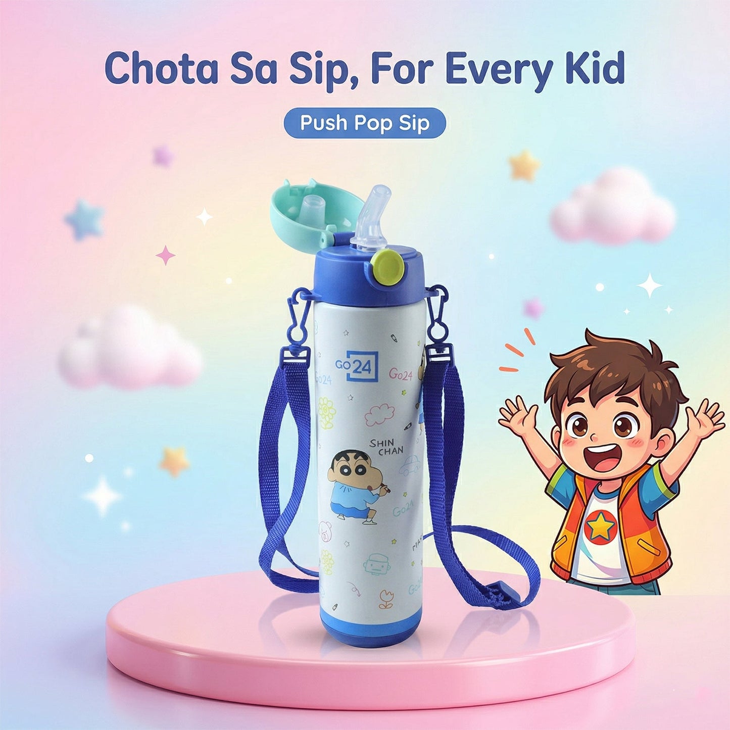 800ml kids water bottle
