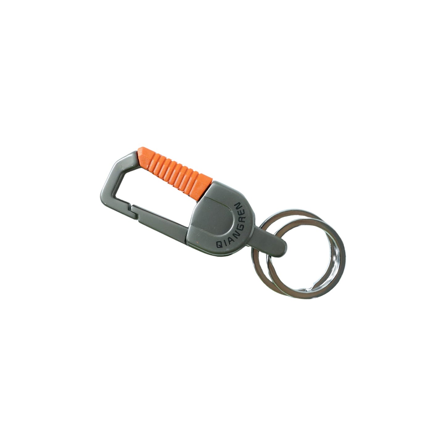 Premium Stylish Metal Key Holder with Safety Lock Clip Keychain (1 Pc)
