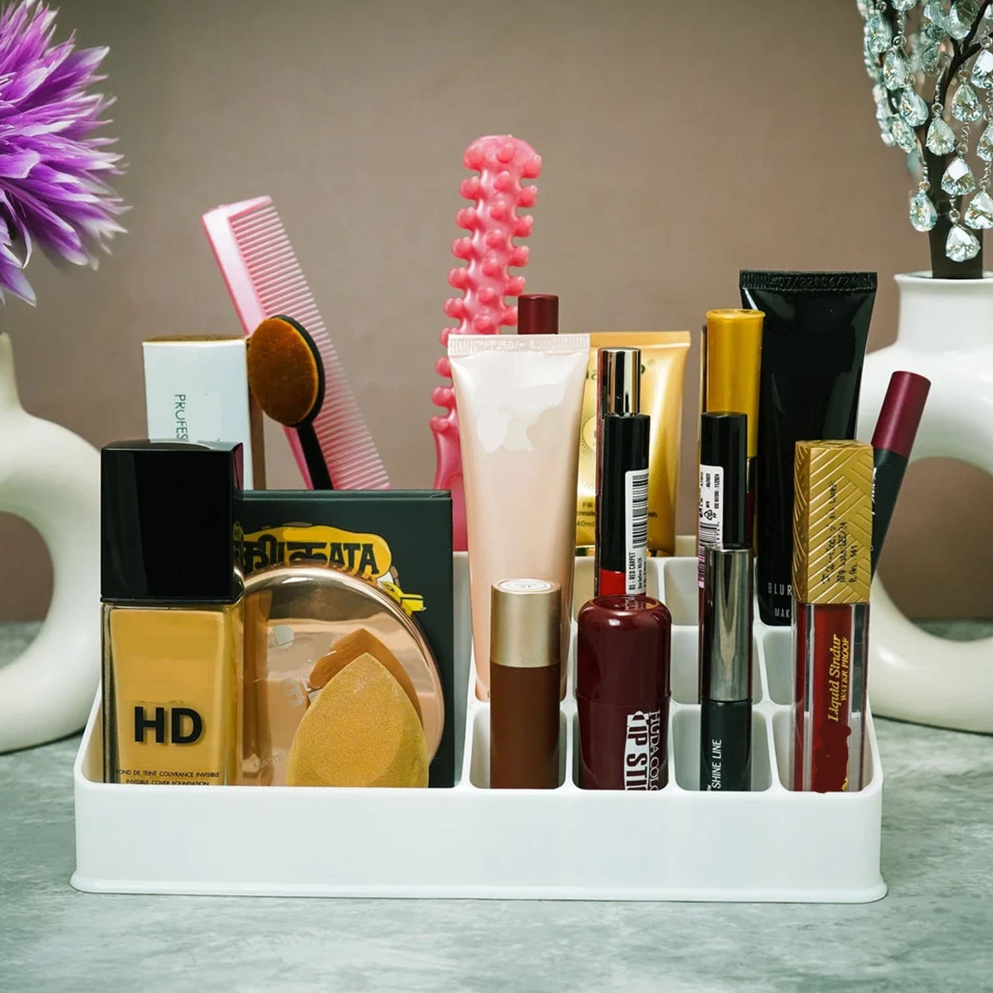 Makeup Organiser Cosmetic Makeup Lipstick Storage Box (1 Pc)