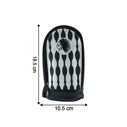 Stylish Hard Base Zipper Pencil Pouch (1 Pc)