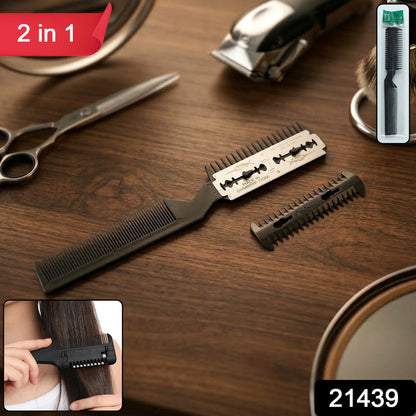 hair cutting razor comb